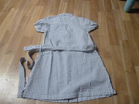 Pruhaté šaty organická bavlna 7-8 ebbe, 128