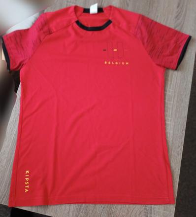 Sportovní triko krátký rukáv červené decathlon, decathlon,s