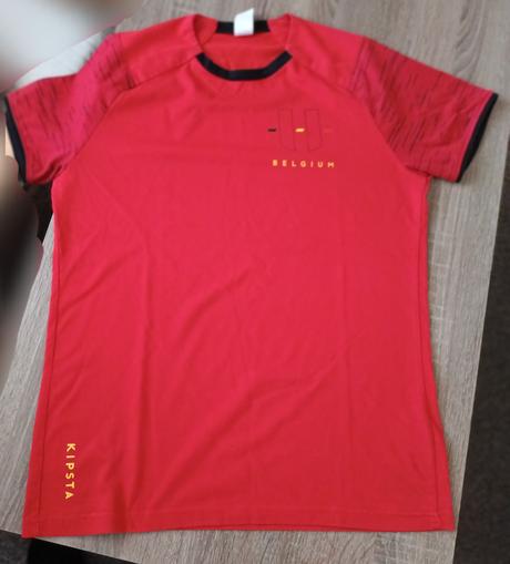 Sportovní triko krátký rukáv červené decathlon, decathlon,s