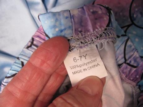 Dívčí pyžamko, nebo domácí komplet mořská panna, 122