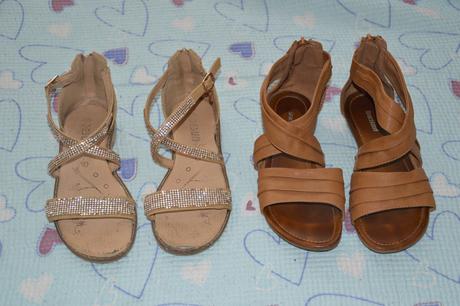 2x letní sandálky, 36