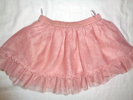 Krásná starorůžová tutu sukýnka, baby club,68