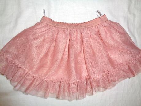 Krásná starorůžová tutu sukýnka, baby club,68