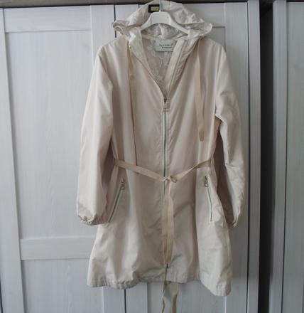 Krémová bunda parka větrovka, m