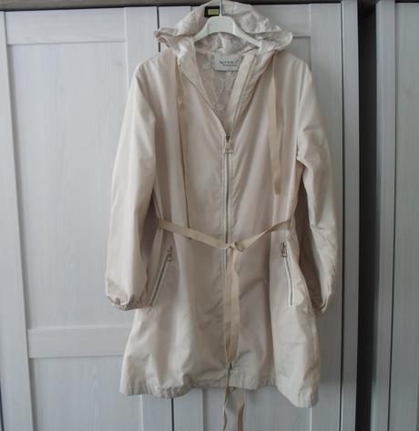 Krémová bunda parka větrovka, m