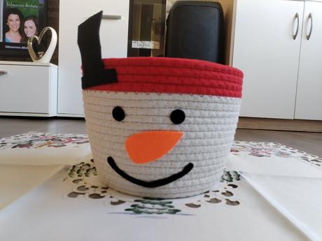 Nový vánoční ubrus s košíkem, 