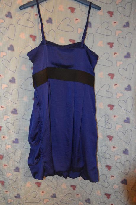 Modré nejen společenské šaty 38/40, h&m,38