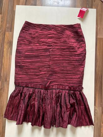 Nová měňavá mačkaná sukně, vel xl ale spíše méně,, l / xl