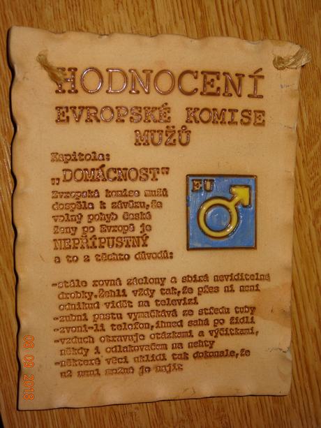 Keramická tabulka na zavěšení,