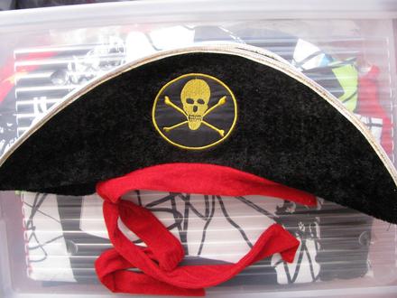 Karnevalový pirátský klobouk - pirát,pirátka, 