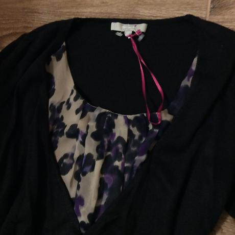 Svetřík s všitou halenkou, 38