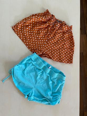 2x kraťásky, vel xs, fb sister a primark, xs