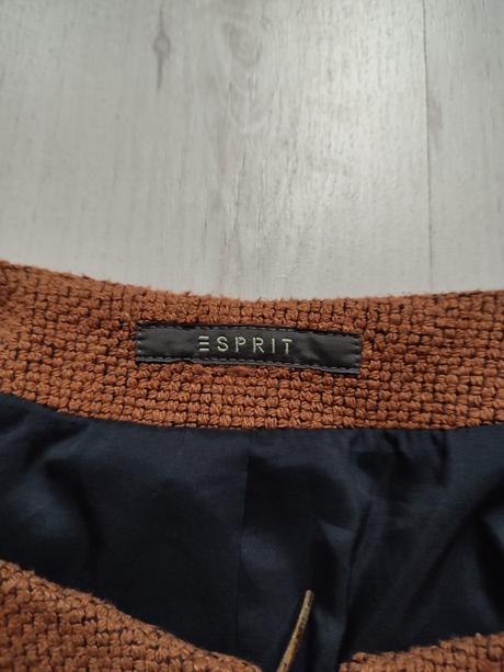 Hnědý kabát esprit, velikost 38, esprit,38