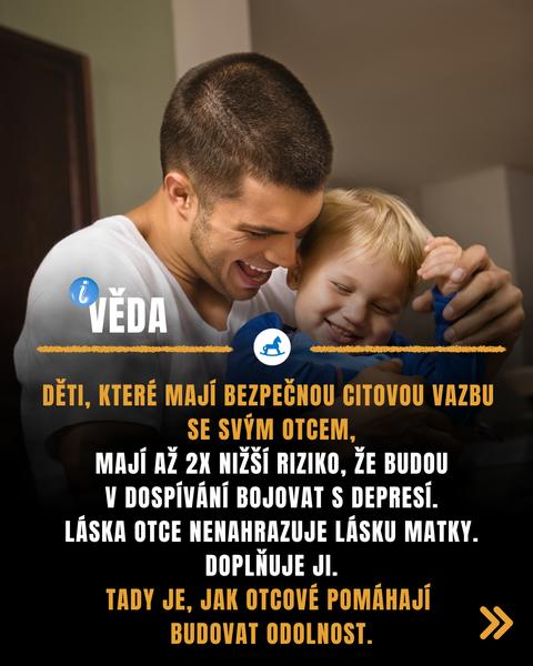Jak přítomný otec ovlivňuje psychickou odolnost dětí?