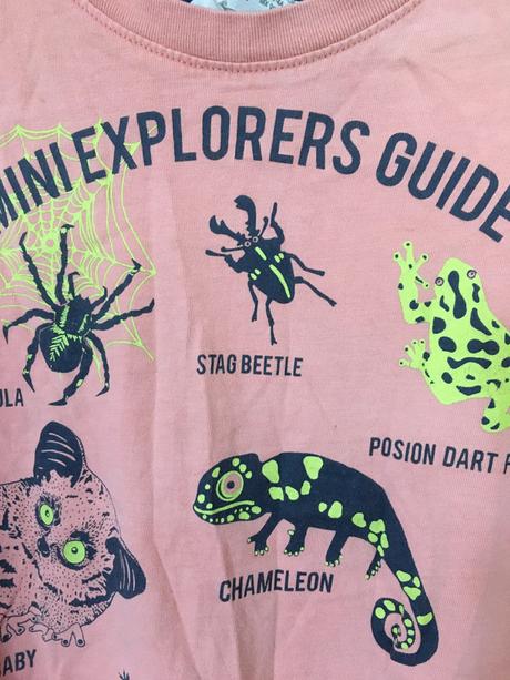 Lososové triko se zvířátky, 98