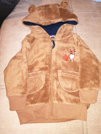 Chlupatá mikina s kapucí, lupilu,62