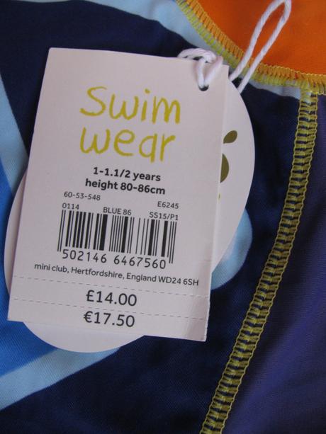 Koupací barevné tričko z plavkoviny peppa pig, miniclub,86