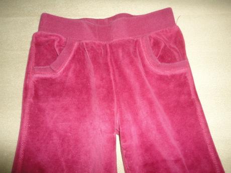 Krásné sametové tepláky f+f, vel. 5-6 let, f&f,110