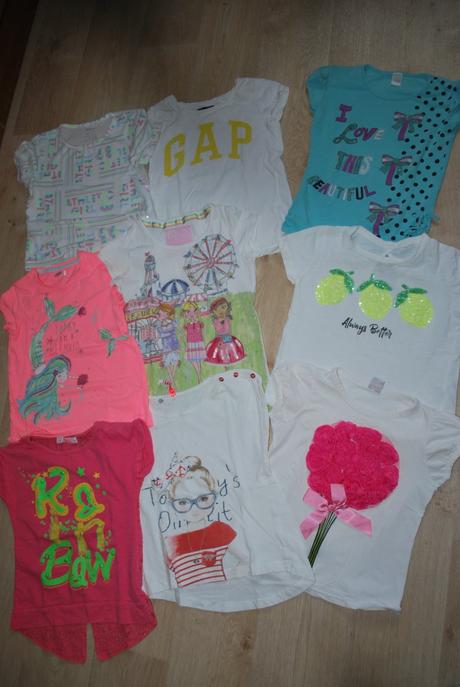 8x triko tričko i jednotlivě, 128