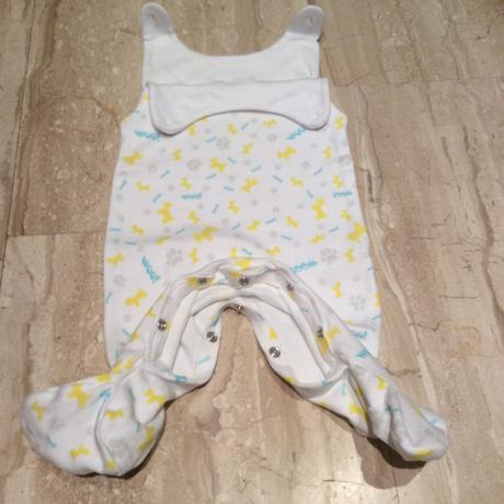 Bavlněné dupačky s pejsky, 62