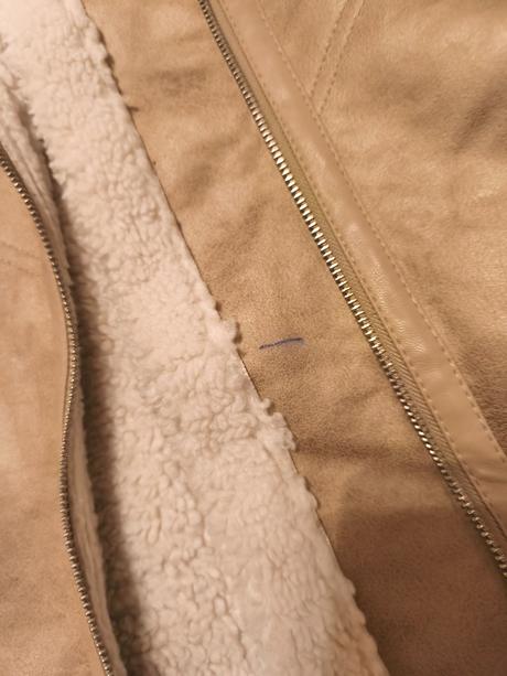 Zimní bunda beránkem oversize s-l, amisu,m