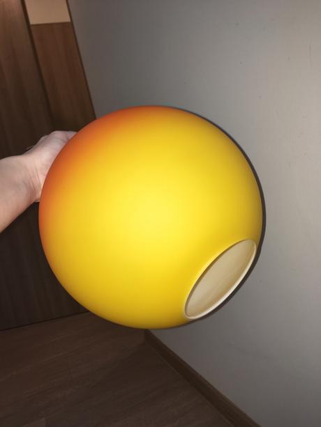 Stropní lampa skleněná, 