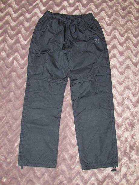 Zimní zateplené kalhoty, 140