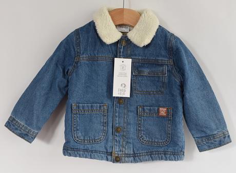 Džínová bunda vel. 9 - 12 m, f&f,80