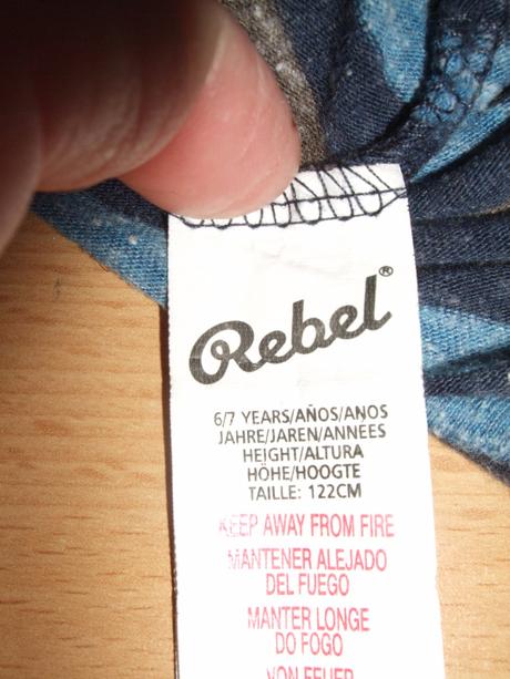 Pruhované tričko so šálovým golierom rebel, rebel,122