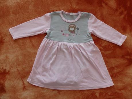 Krásné šatičky s vílou (jako nové), vel. 86 + 92, 86