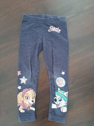 Modré legíny tlapková patrola paw patrol 98, primark,98
