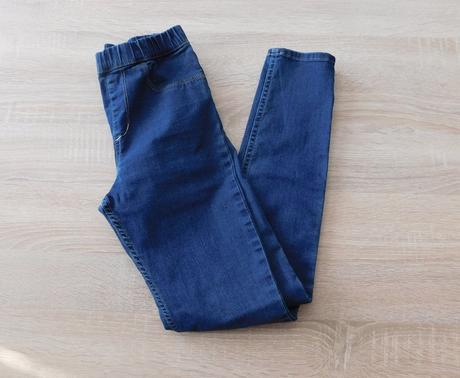 Džegíny denim vel.140/146, denim,140