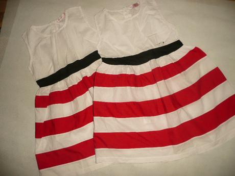 Šaty letní 3ks vel 110/116, 122