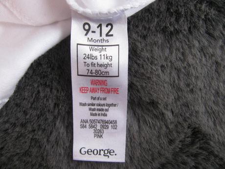 Kojenecké bílé body 9-12 měs., george,80