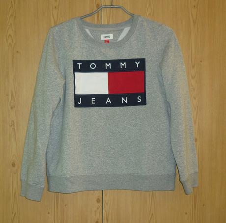 Dámská šedá mikina tommy hilfiger, tommy hilfiger,s
