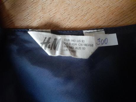 Šaty s týlovou sukní,h&m, v.140,top stav, h&m,140
