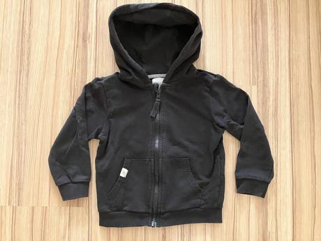 Bavlněná mikina s kapucí na zip, fox & bunny,92