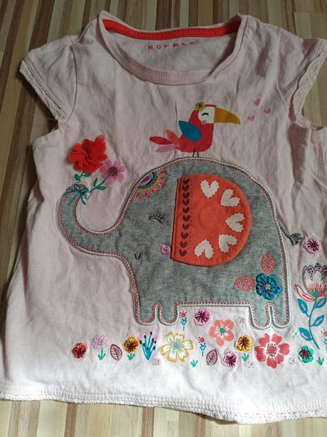 Tričko se slonem 98 nutmeg, nutmeg,98