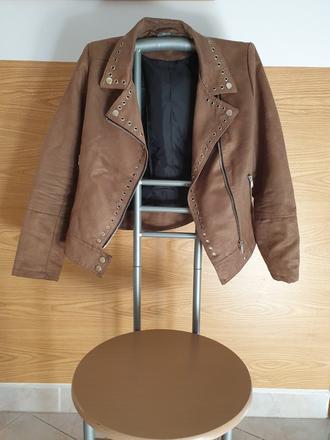 Kožená bunda, c&a,38