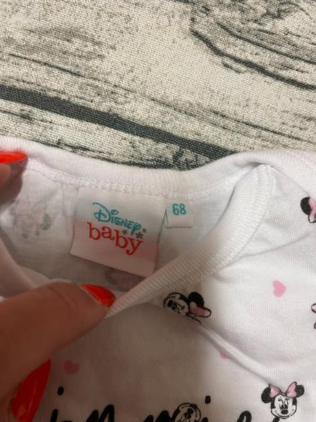 Dívčí body s krátkým rukávem disney minnie 68, disney,68