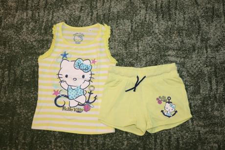 Letní komplet s hello kitty, sanrio,98