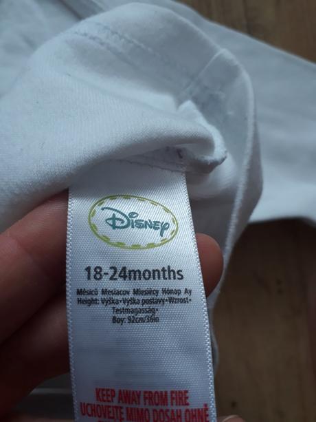 Tričko 92 dlouhý rukáv disney, disney,92