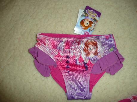 Plavky bikiny princezna sofie vel  92-98, disney,92 / 98