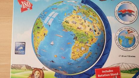 Ravensburger 3d puzzleball dětský globus 180 dílů,