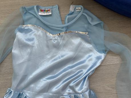 Karnevalové šaty elsa, ledové království, vel. 134, 134