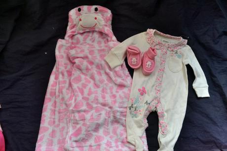 Kojenecký overal,osuška,bačkůrky v.62, baby,62