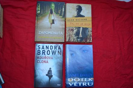 4 x napínavé psychologické knihy, 