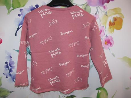 Dívčí bavlněná mikina s potiskem zara, zara,122