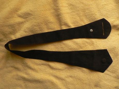 Tmavě hnědý sametový pásek opasek do pasu,