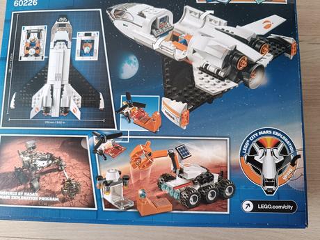 Lego city 60226 raketoplán zkoumající mars,
